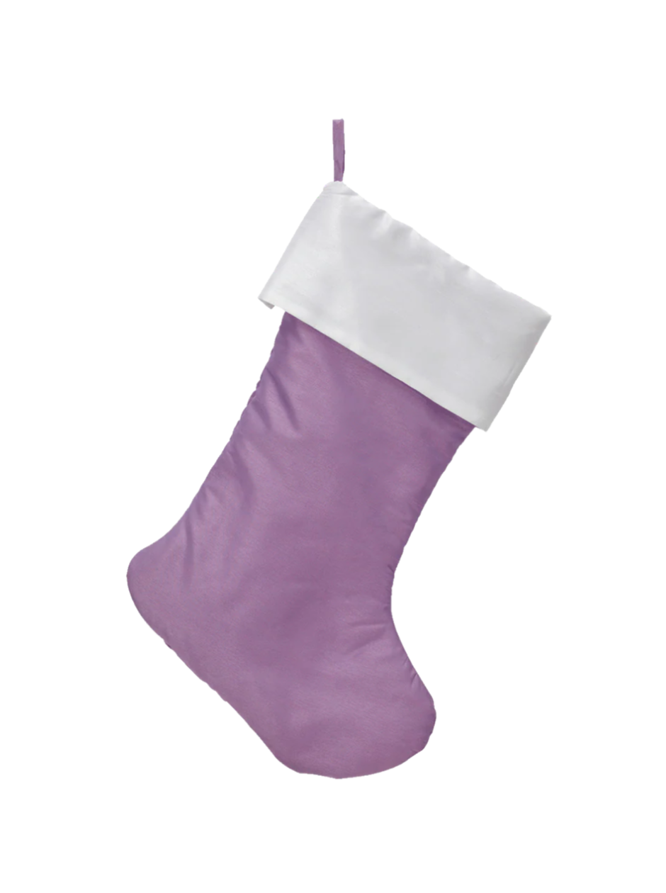 Christmas Stocking - Lilac Purple