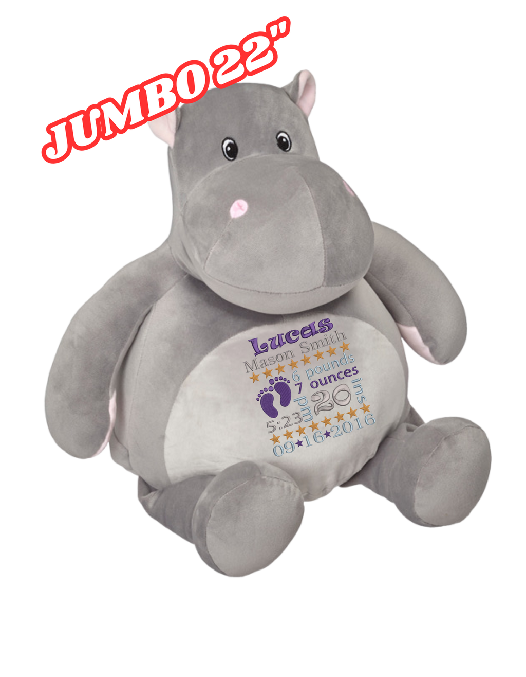 Jumbo Stan The Squishy Hippo